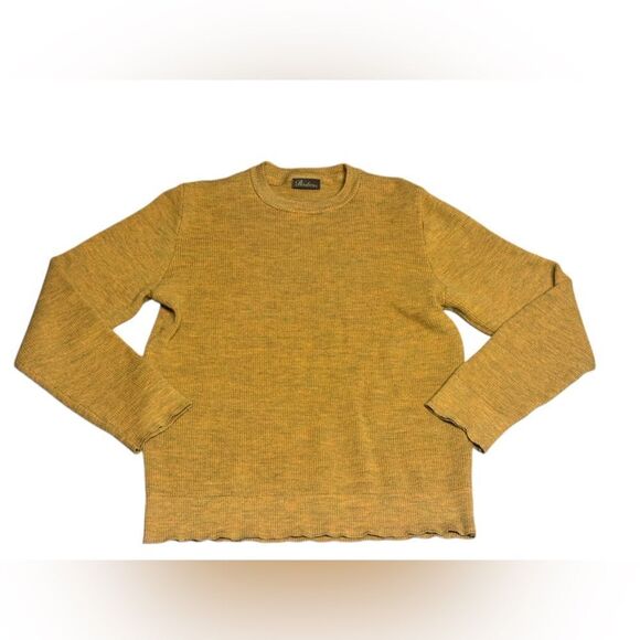 Women’s STENSTOMS 100% wool Textured ribbed knit Crew Neck Sweater sz large - Picture 1 of 7